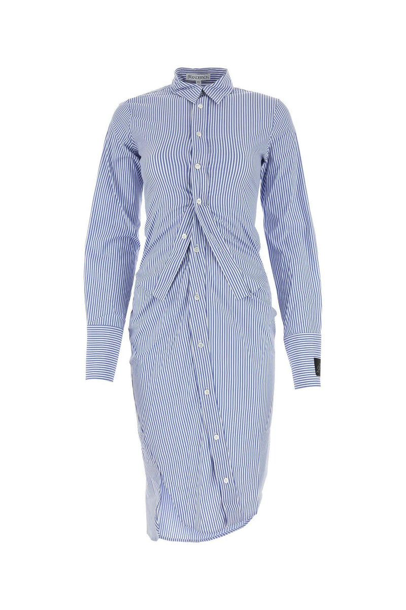 J.W. Anderson Printed Stretch Cotton Shirt Dress - Women - Piano Luigi