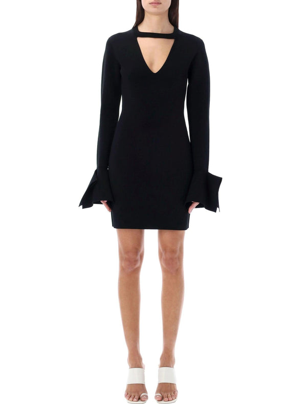 J.W. Anderson Ruffle Sleeves Mini Dress - Women - Piano Luigi