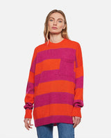 J.W. Anderson Striped Mohair Blend Jumper - Women - Piano Luigi