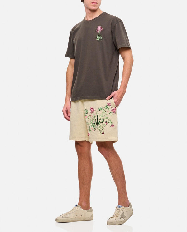 J.W. Anderson Thistle Embroidery T-shirt - Men - Piano Luigi