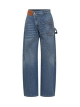 J.W. Anderson Twist Workwear Jeans - Women - Piano Luigi