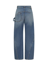 J.W. Anderson Twist Workwear Jeans - Women - Piano Luigi