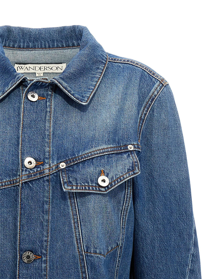 J.W. Anderson twisted Denim Jacket - Women - Piano Luigi