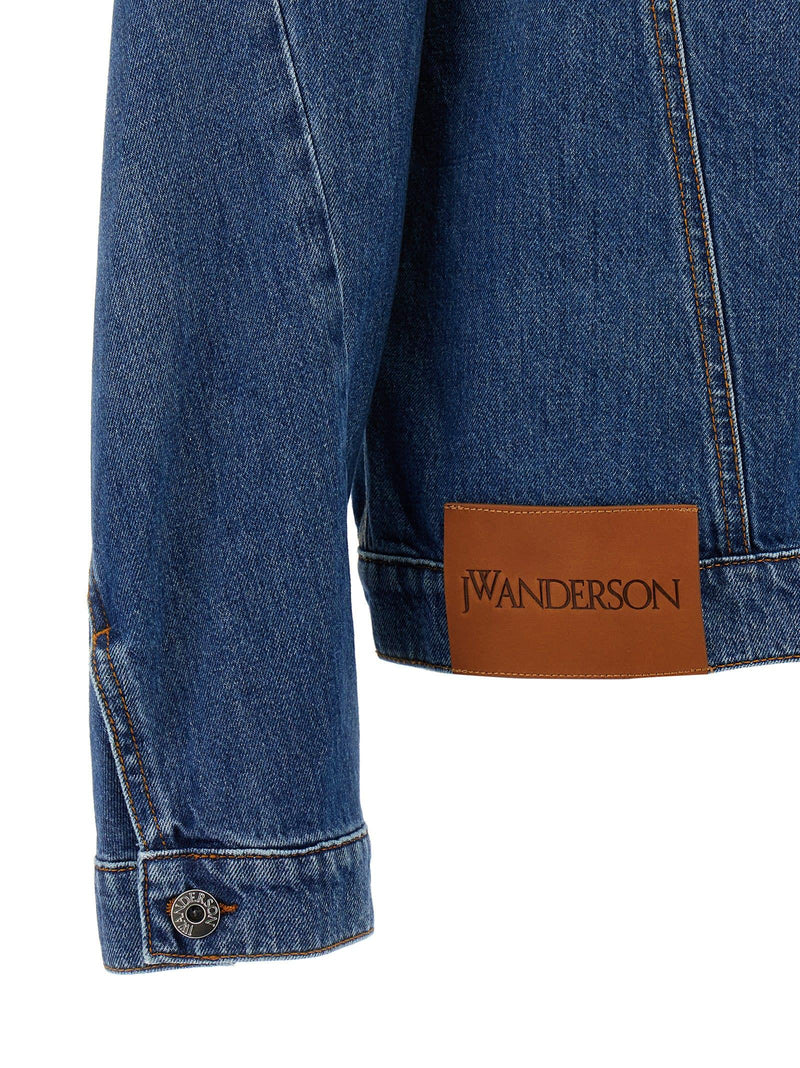 J.W. Anderson twisted Denim Jacket - Women - Piano Luigi