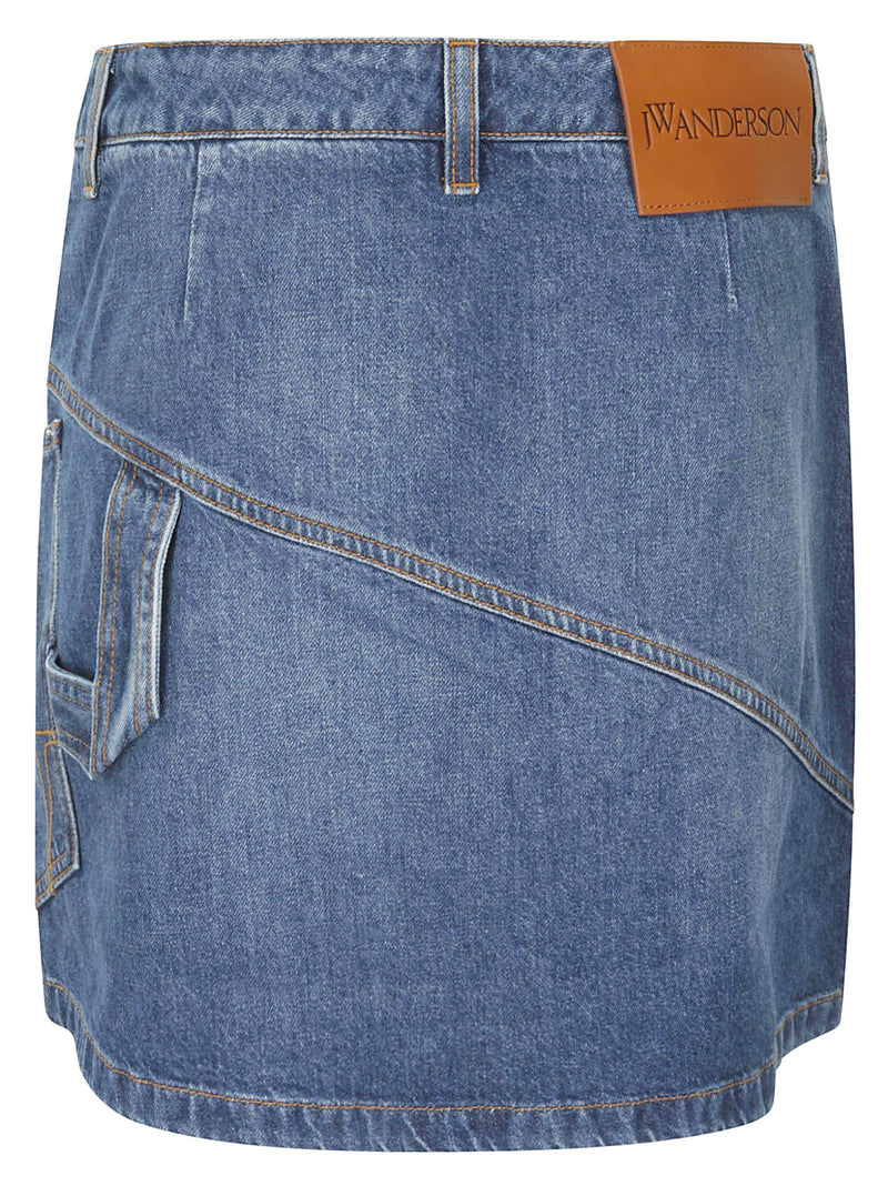 J.W. Anderson Twisted Mini Skirt - Women - Piano Luigi