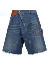 J.W. Anderson twisted Workwear Bermuda Shorts - Men - Piano Luigi