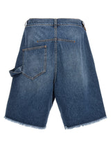 J.W. Anderson twisted Workwear Bermuda Shorts - Men - Piano Luigi