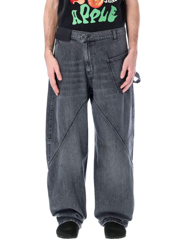 J.W. Anderson Twisted Workwear Denim Pants - Men - Piano Luigi