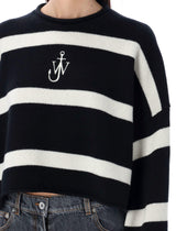 J.W. Anderson Wool Blend Striped Jumper - Women - Piano Luigi