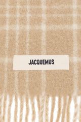 Jacquemus L Harpe Carro Checkered Scarf - Unisex - Piano Luigi