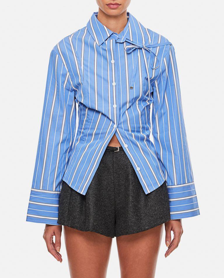 Jacquemus La Chemise Ruban Stretch Cotton Shirt - Women - Piano Luigi