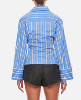 Jacquemus La Chemise Ruban Stretch Cotton Shirt - Women - Piano Luigi