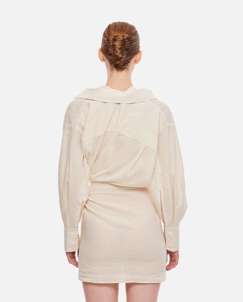 Jacquemus La Robe Agui Cotton Mini Dress - Women - Piano Luigi