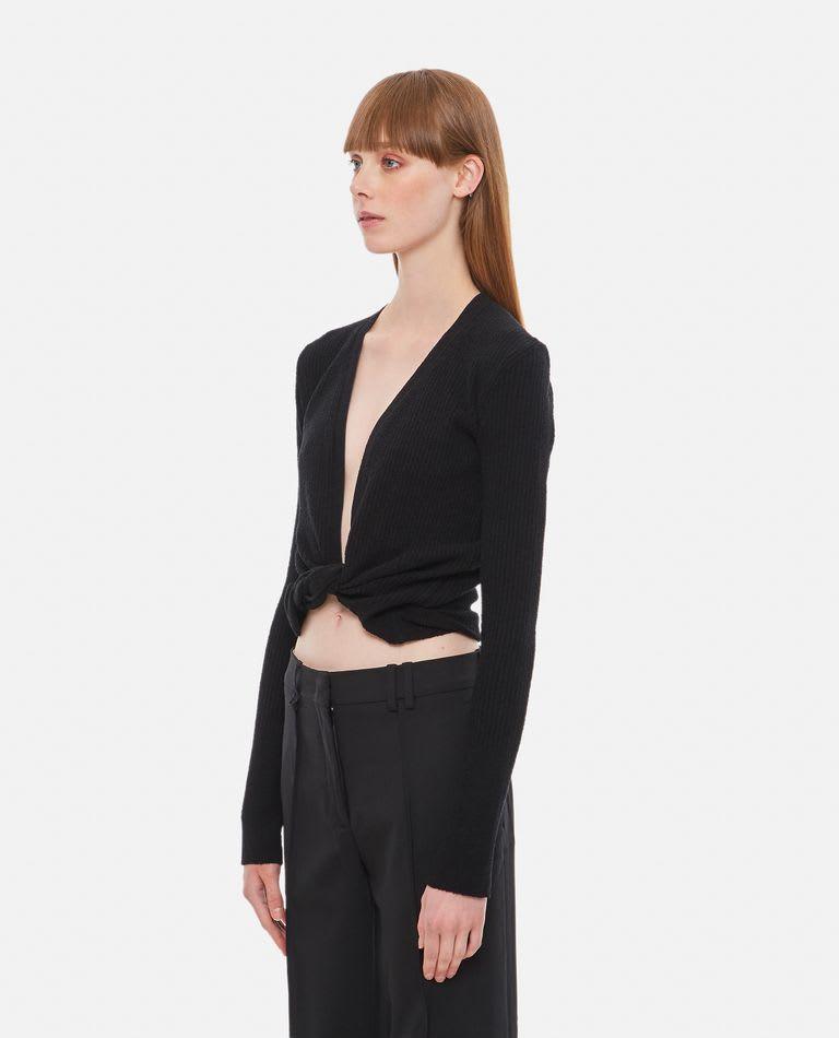 Jacquemus Le Gilet Noue Twisted Top - Women - Piano Luigi