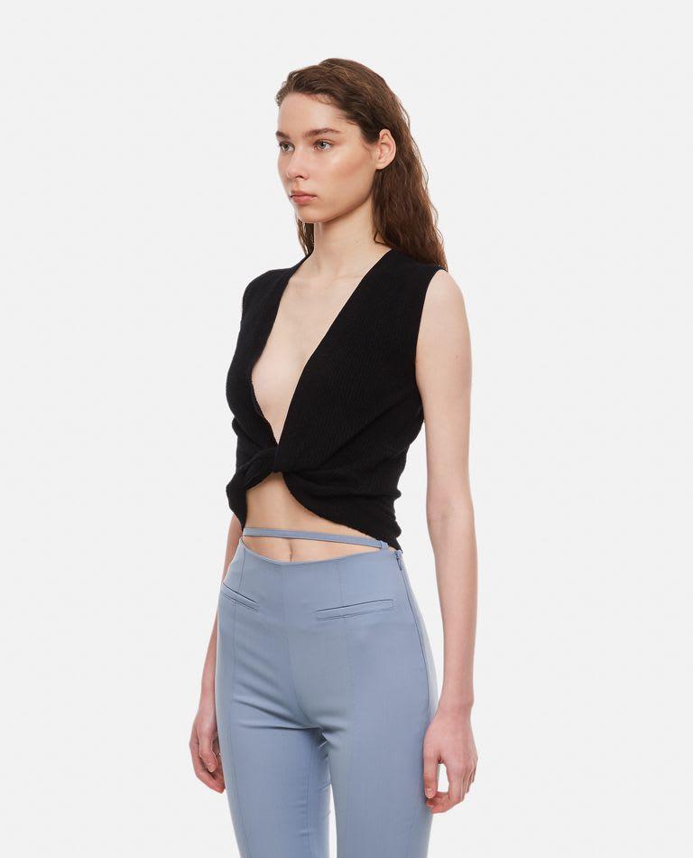 Jacquemus Le Haut Noue Twisted Top - Women - Piano Luigi