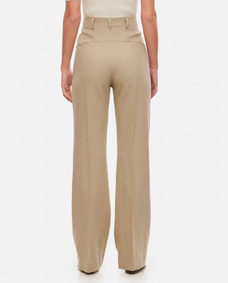 Jacquemus Le Pantalon Sauge Linen Trousers - Women - Piano Luigi