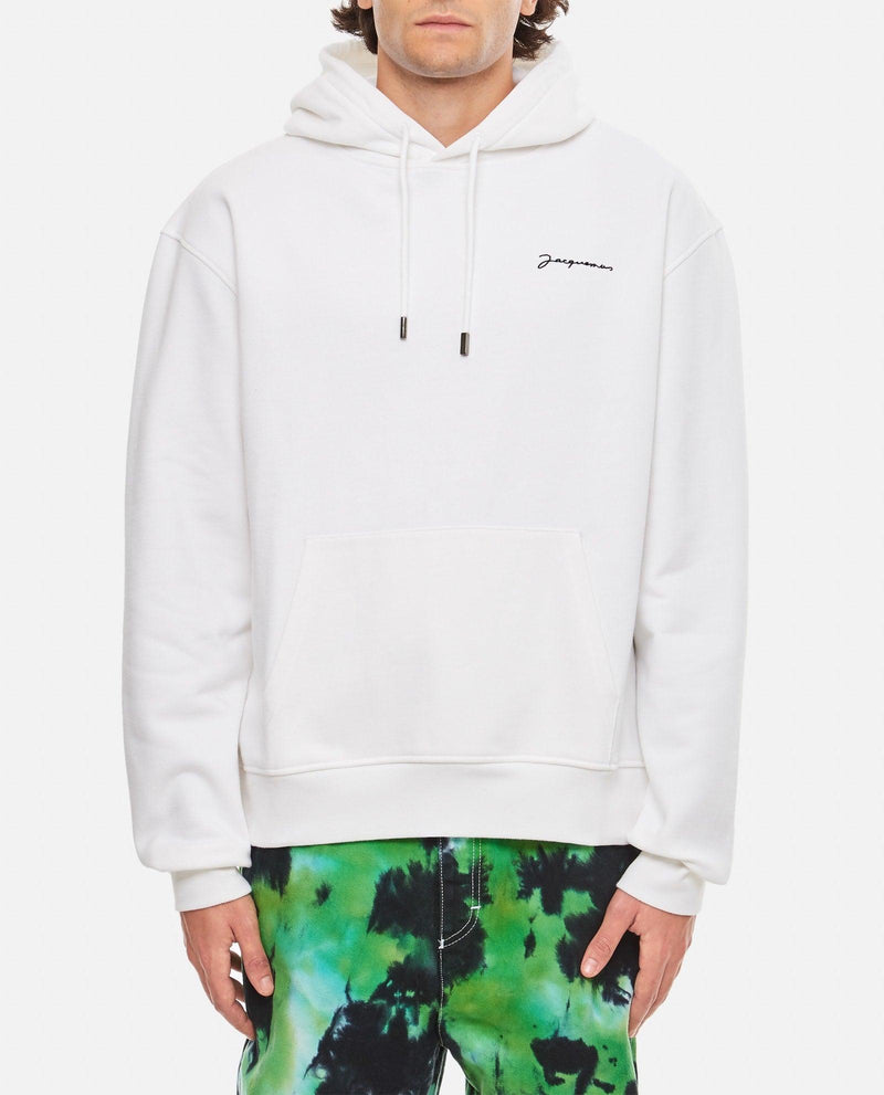 Jacquemus Le Sweatshirt Brodé Logo Hoodie - Men - Piano Luigi