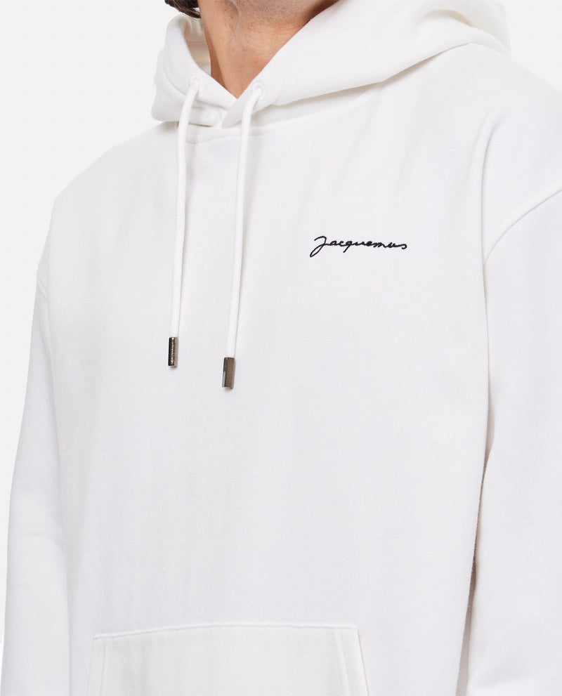 Jacquemus Le Sweatshirt Brodé Logo Hoodie - Men - Piano Luigi