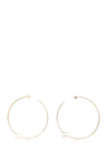 Jacquemus les Creoles Gold-tone Hoop Earrings In Brass Woman - Women - Piano Luigi