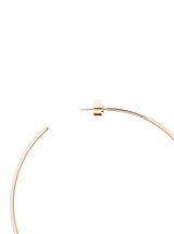 Jacquemus les Creoles Gold-tone Hoop Earrings In Brass Woman - Women - Piano Luigi