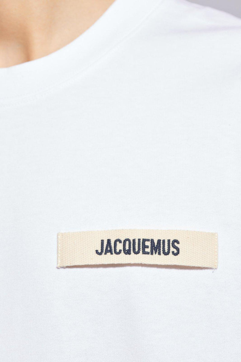 Jacquemus Logo Embroidered Crewneck T-shirt - Men - Piano Luigi