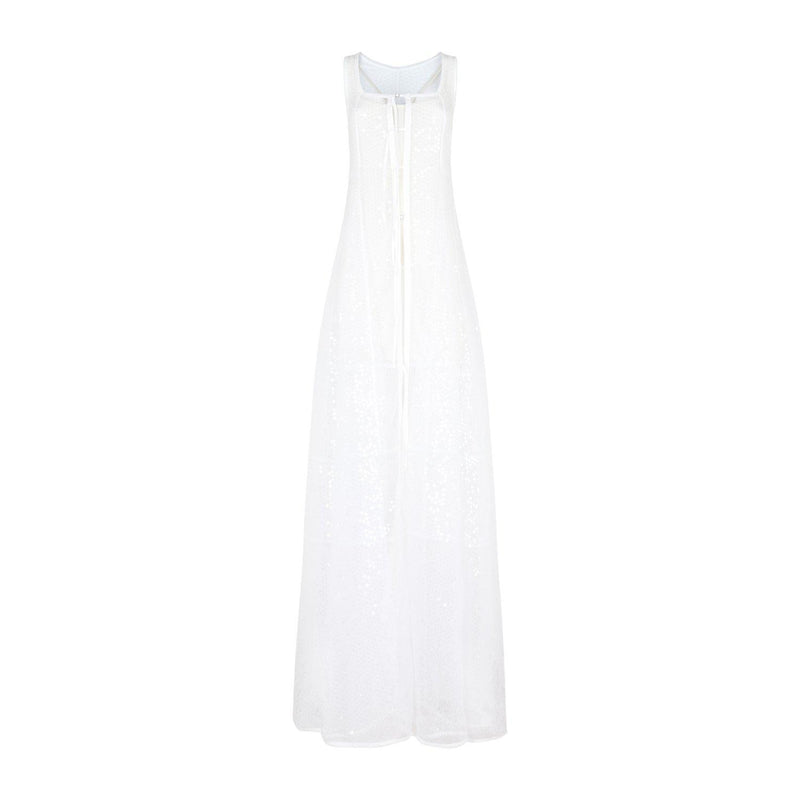 Jacquemus Long Negligee Ribbon Detail Dress - Women - Piano Luigi