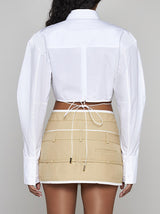 Jacquemus Plidao Cotton Cropped Shirt - Women - Piano Luigi