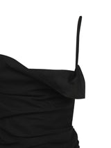 Jacquemus Saudade Asymmetric Draped Mini Dress - Women - Piano Luigi