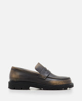 Loewe Blaze Leather Loafers - Women - Piano Luigi