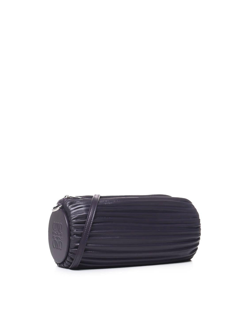 Loewe Bracelet Clutch Bag In Pleated Nappa - Women - Piano Luigi