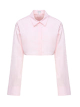 Loewe Cropped Cotton Shirt - Women - Piano Luigi