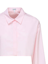 Loewe Cropped Cotton Shirt - Women - Piano Luigi