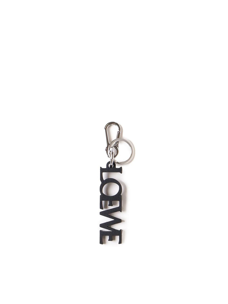 Loewe Metal And Calfskin Keyring - Men - Piano Luigi