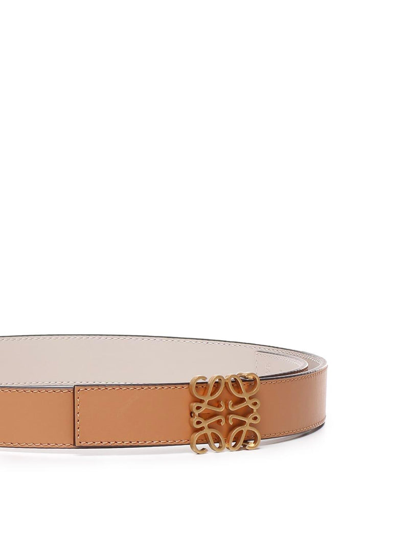 Loewe Reversible Anagram Leather Belt - Women - Piano Luigi