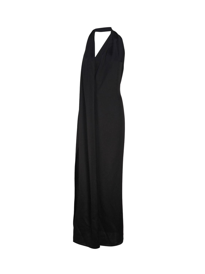 Loewe Scarf Dress In Technical Satin - Women - Piano Luigi