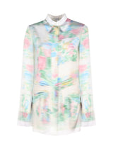 Loewe Shirt Crafted In Lightweight Viscose And Silk Satin - Women - Piano Luigi