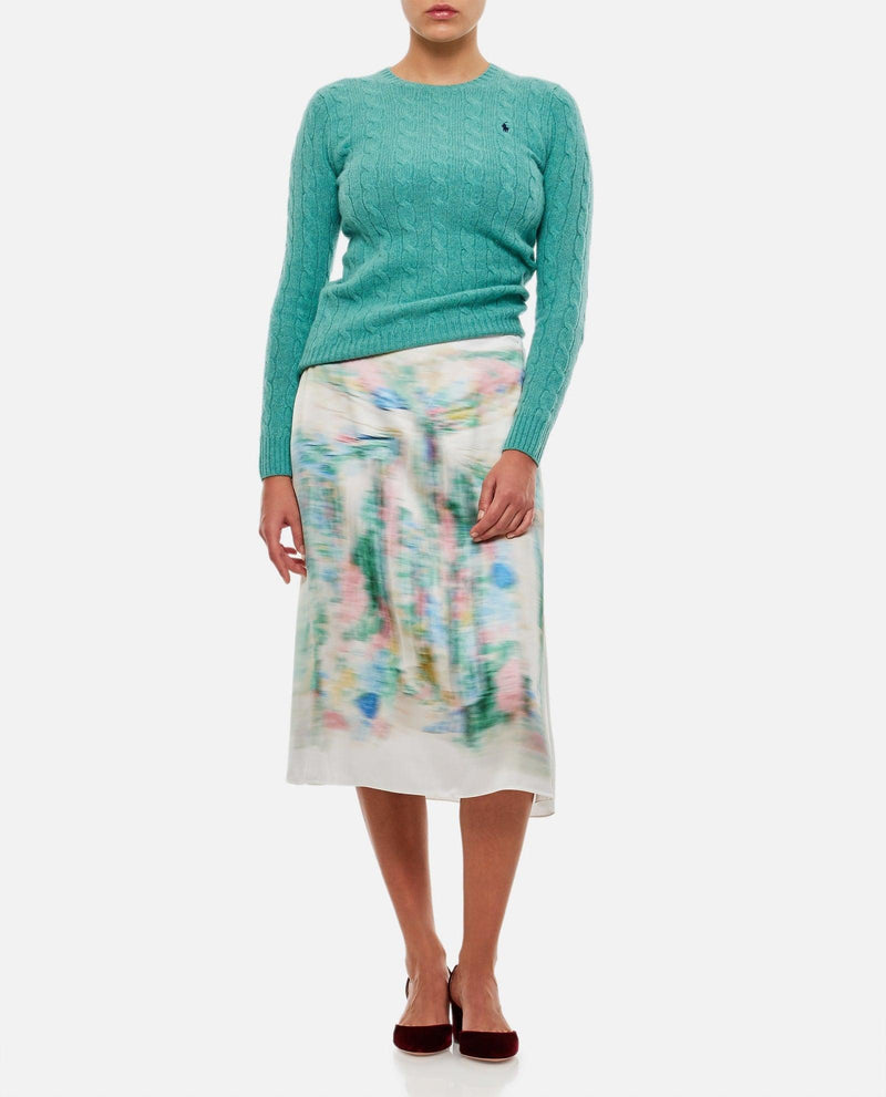 Loewe Silk Blend Midi Skirt - Women - Piano Luigi