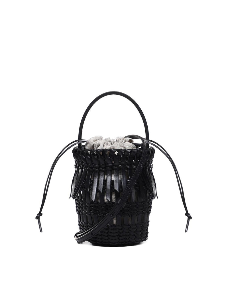 Loewe Small Bucket Bag With Fringes In Calfskin - Women - Piano Luigi