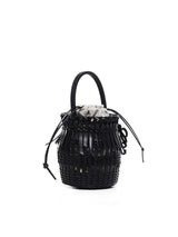 Loewe Small Bucket Bag With Fringes In Calfskin - Women - Piano Luigi