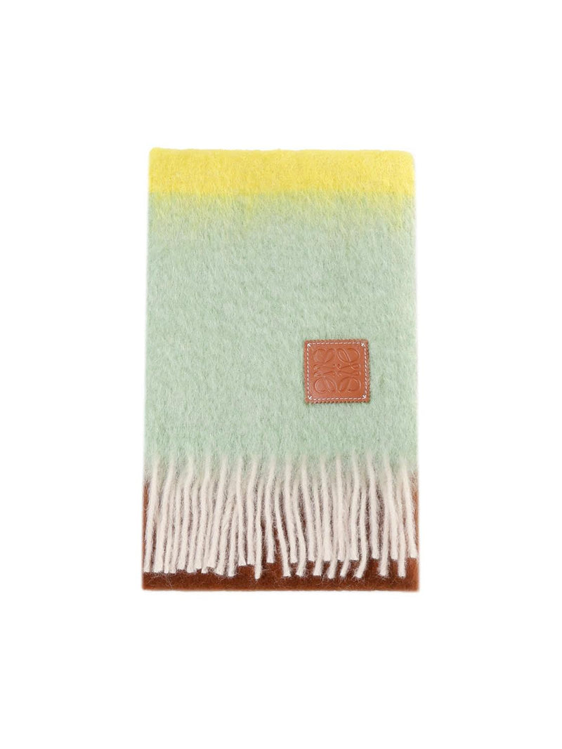 Loewe Striped Scarf In Wool - Women - Piano Luigi