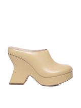 Loewe Terra Wedge Clogs In Calfskin - Women - Piano Luigi