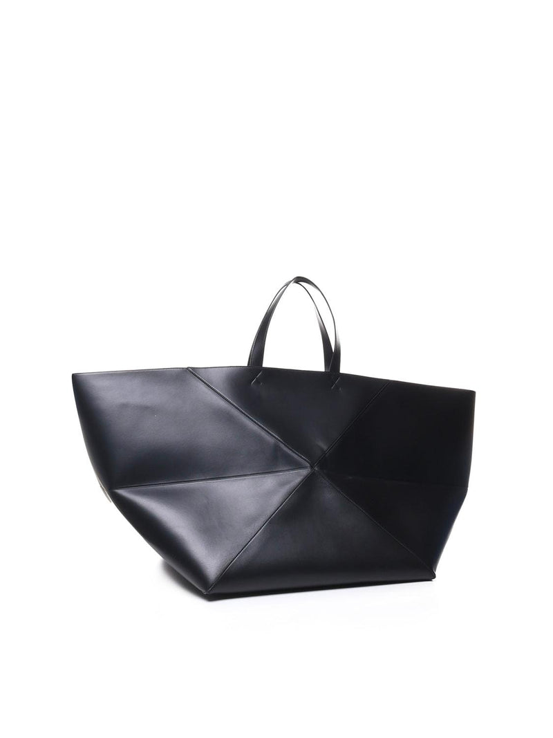 Loewe Xxl Puzzle Fold Tote Bag In Shiny Calfskin - Women - Piano Luigi