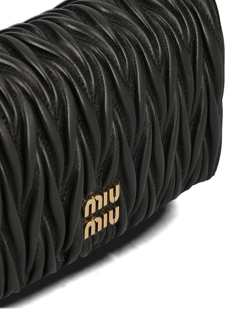 Miu Miu Matelass?-effect Chain-linked Mini Shoulder Bag - Women - Piano Luigi