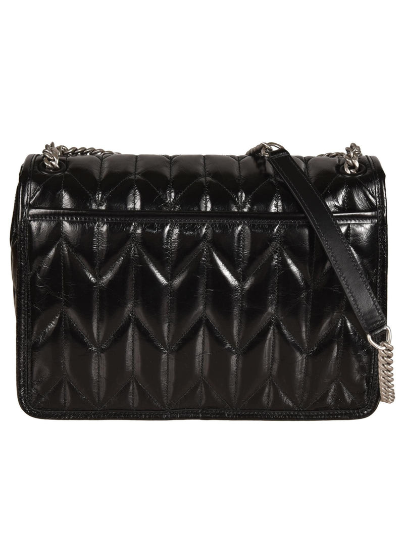 Miu Miu Quilted Flap Chain Shoulder Bag - Women - Piano Luigi