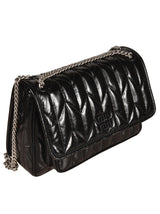 Miu Miu Quilted Flap Chain Shoulder Bag - Women - Piano Luigi