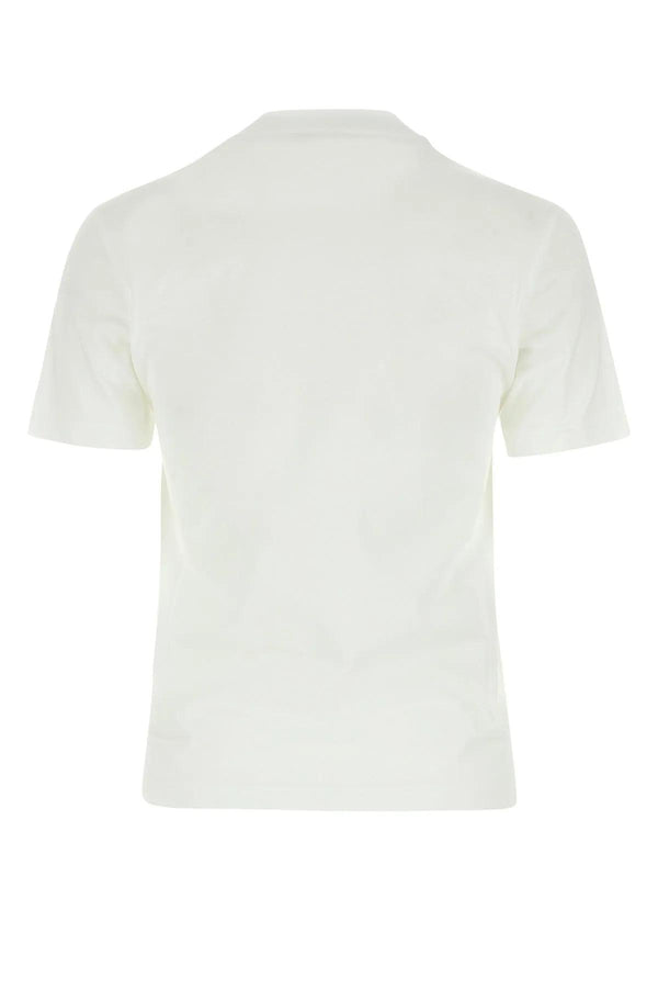 Miu Miu White Cotton T-shirt - Women - Piano Luigi