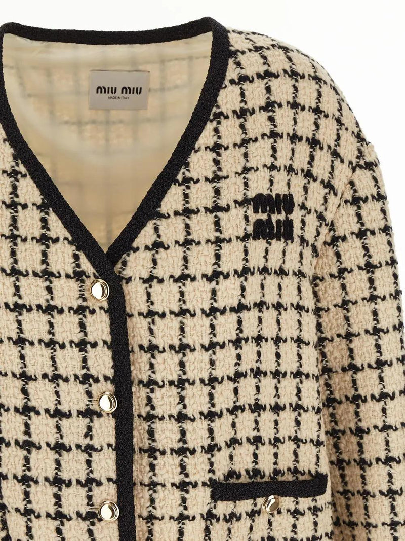 Miu Miu Wool Jacket - Women - Piano Luigi