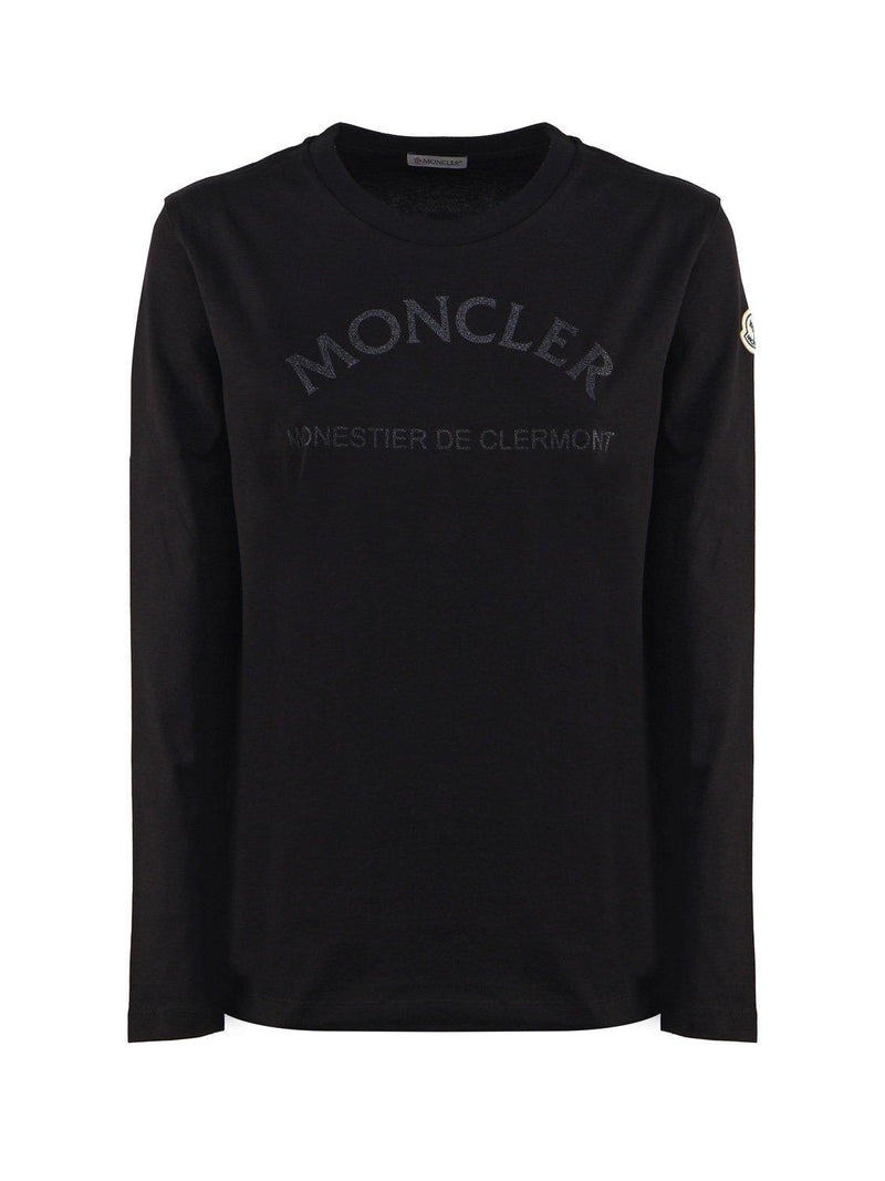 Moncler 1952 Logo Printed Long Sleeve T-shirt - Women - Piano Luigi