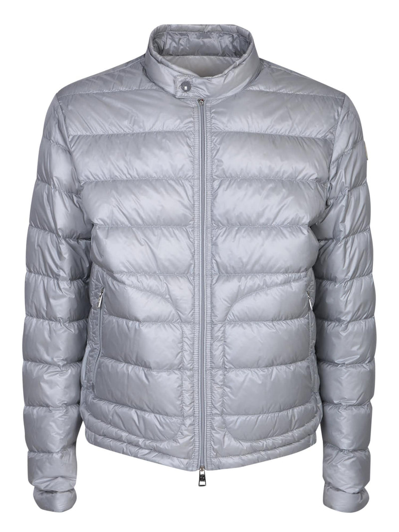 Moncler Acorus Light Grey Down Jacket - Men - Piano Luigi