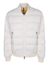 Moncler Argo White Bomber Jacket - Women - Piano Luigi